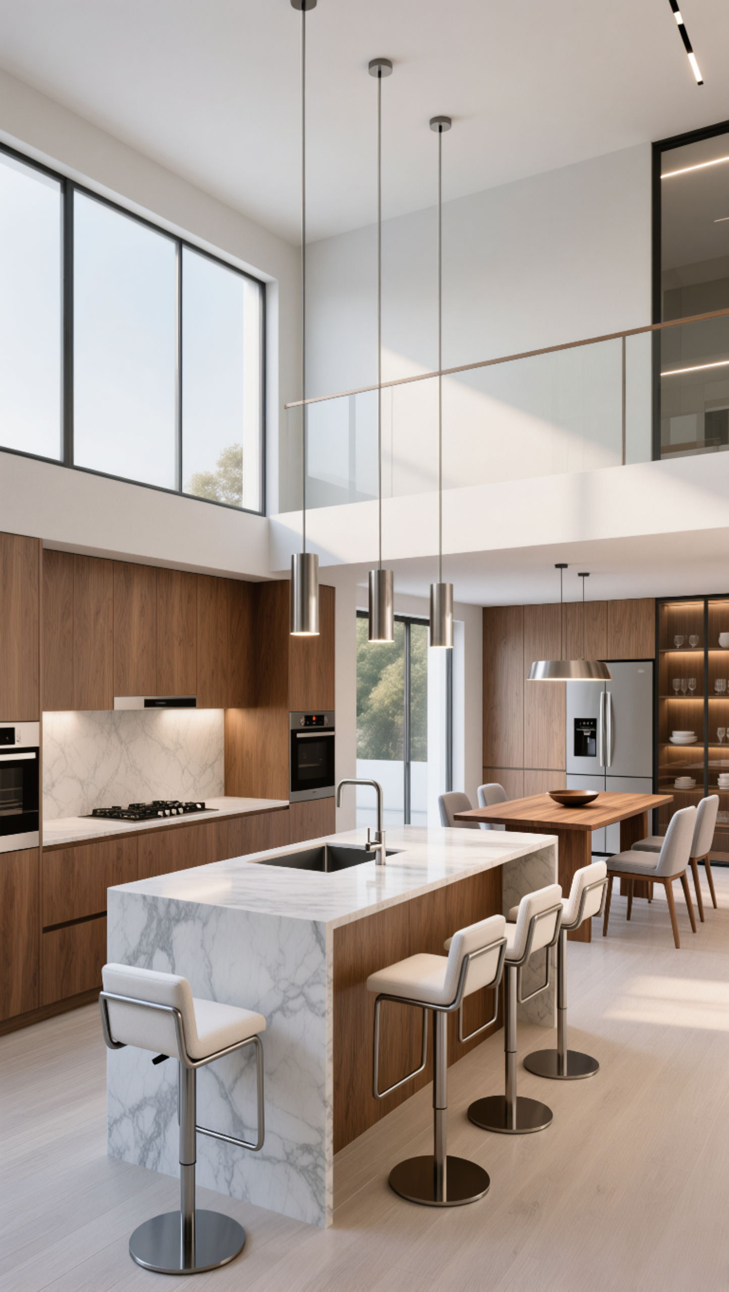 Standard 3D Interior Render (Living Room / Kitchen Package)